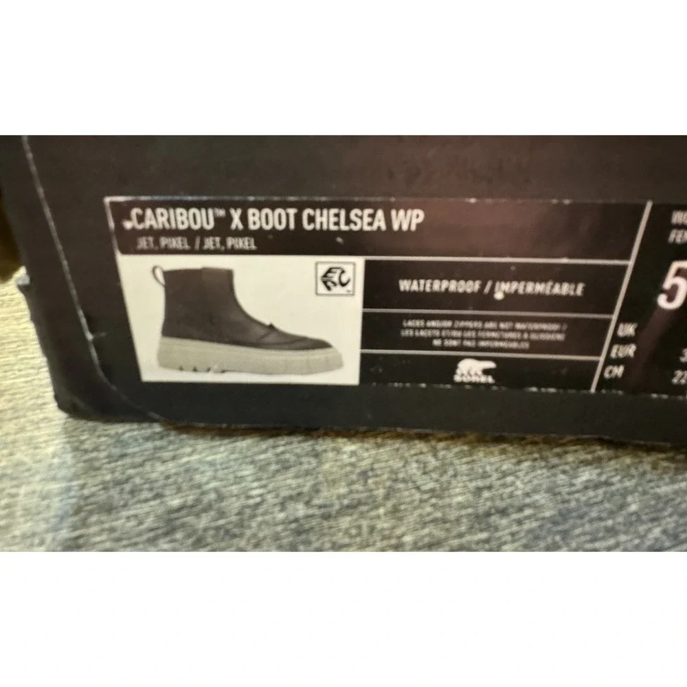 Sorel Caribou X Boot Chelsea WP Women's Waterproof Boots US size 5